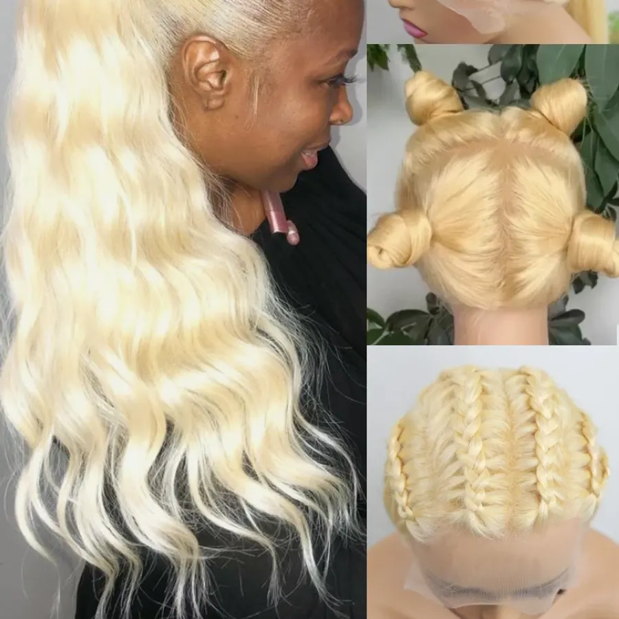 Honey Blonde 13x4 13x6 360 Transparent 613 Full Lace Frontal
