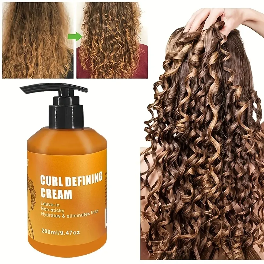 GZE CURL DEFINING CREAM with Argan Oil for Wavy and Curly