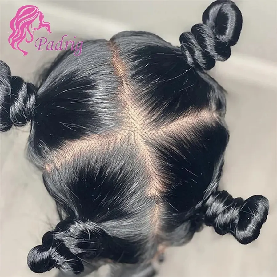 180% Density Bone Straight Full Lace Human Hair Wigs