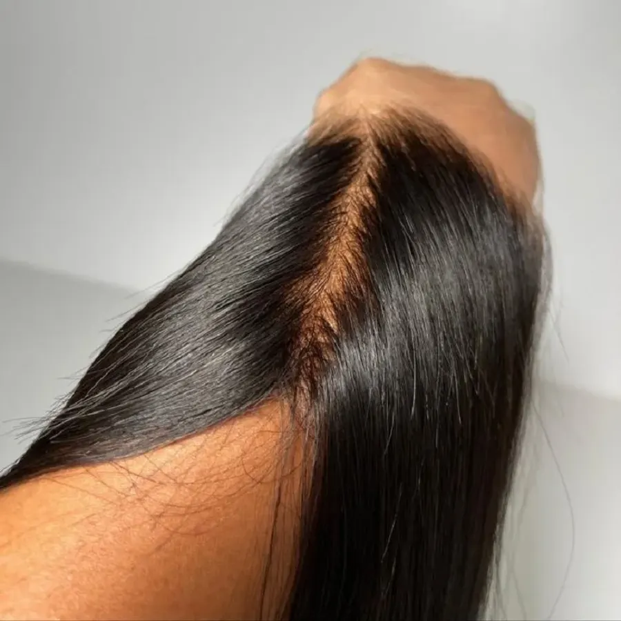13x6 Transparent Lace Frontal Brazilian 100% Human Hair Pre