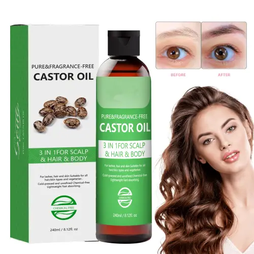 240ML Jamaican Black Castor Oil Hair Growth Strengthening Oil
