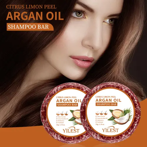 Argan Oil Shampoo Soap Bar Anti Hair Loss Repair Damaged