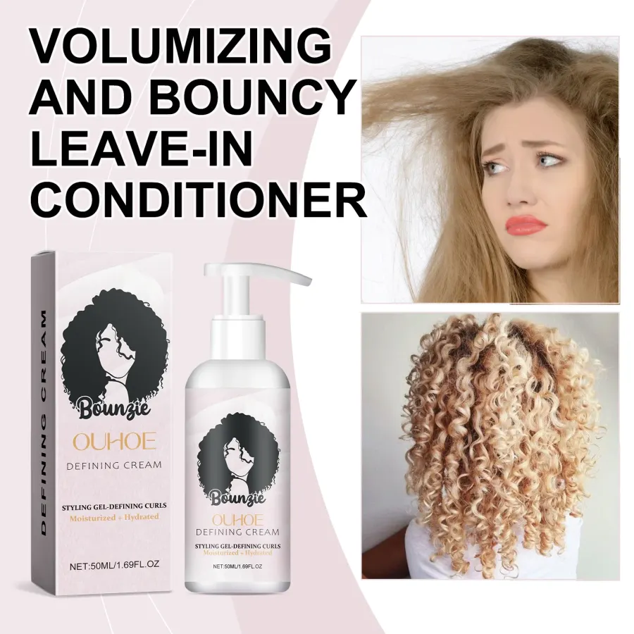 Curl Enhancing Cream for Wavy Curly Hair Moisturizing Styling