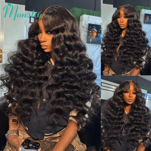 Loose Wave High Density 360 Full Lace Wigs Vietnamese Raw