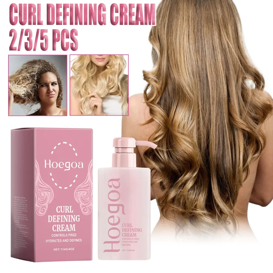 Curl Defining Cream For Shine Frizz Control Heat Styling