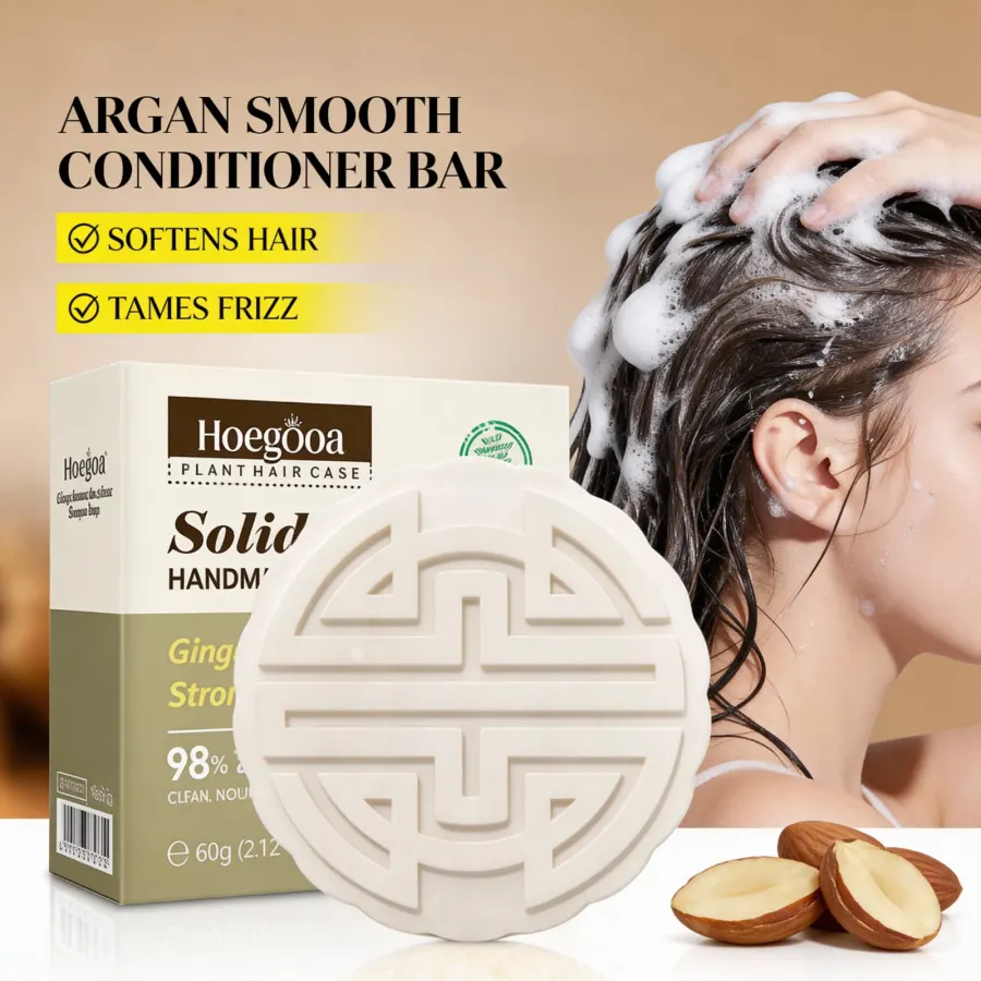 Argan Natural Shampoo Bar Hair Soap for Dry Damaged Hair