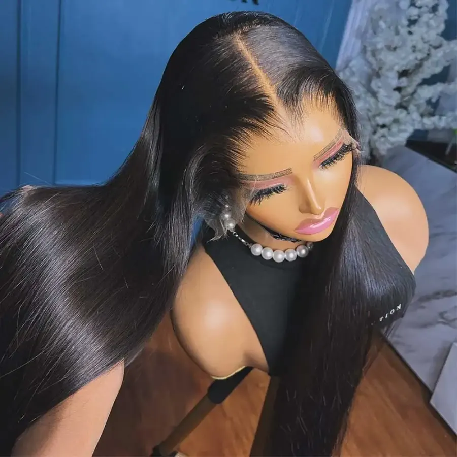 Straight Lace Front Wigs Human Hair 13X6 Hd Lace Frontal Wig