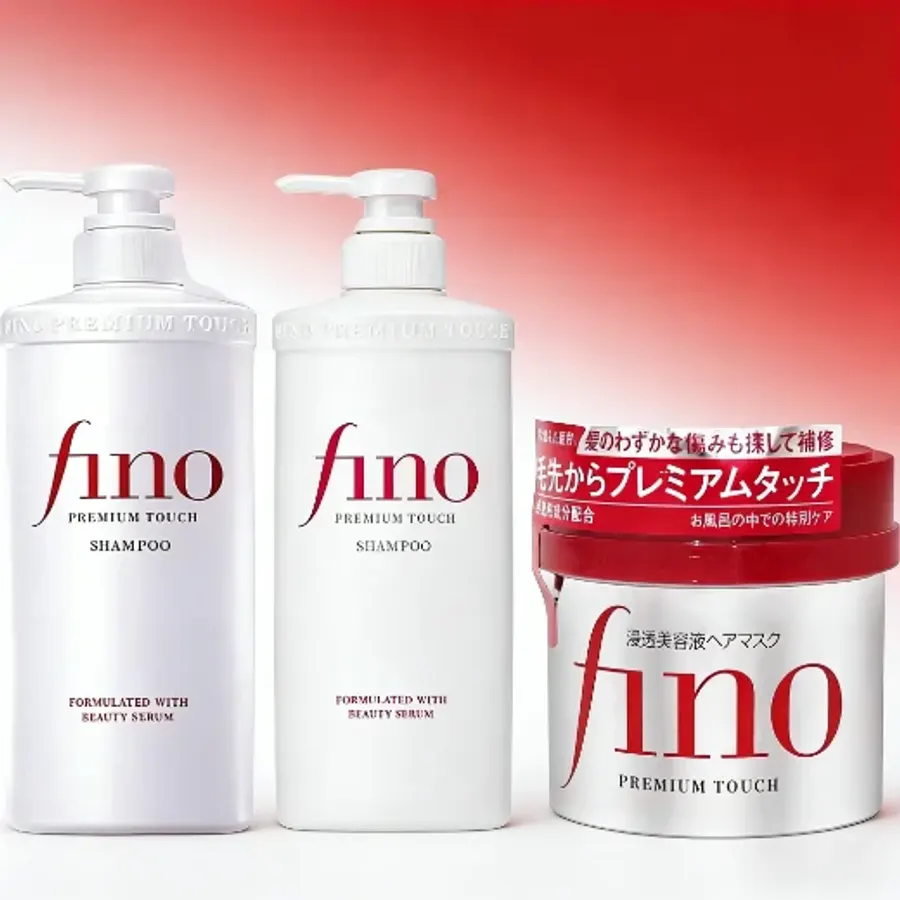 Fino Oil Control Fluffy Shampoo Conditioner Deeply Nourish