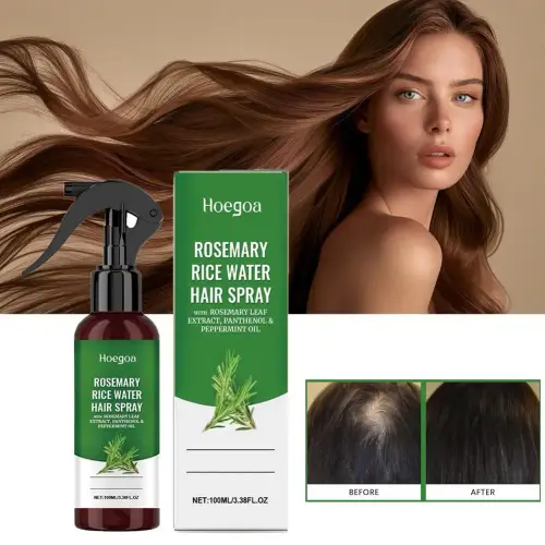 Rosemary Rice Water Hair Growth Spray with Peppermint Biotin