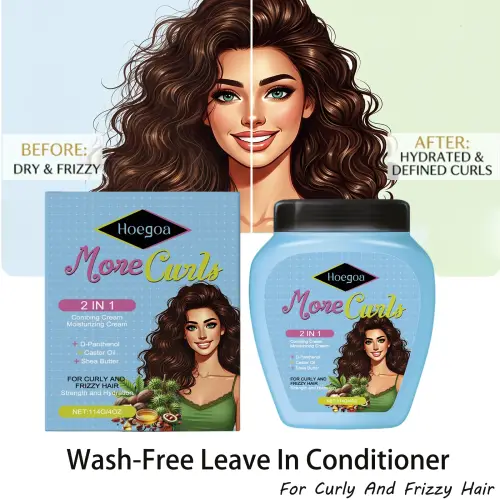 Wash-Free Leave In Conditioner For Curly And Frizzy Hair