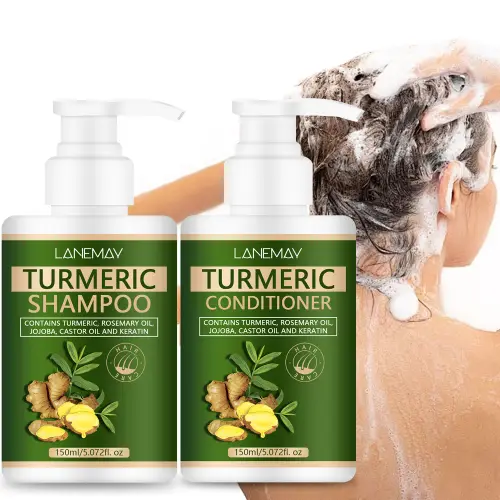 Turmeric Shampoo & Conditioner Set – Nourish & Strengthen