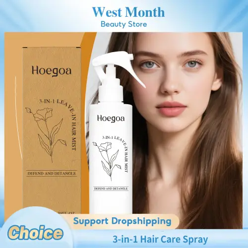 3-in-1 Leave-In Conditioner Spray Repair Frizz Breakage Split