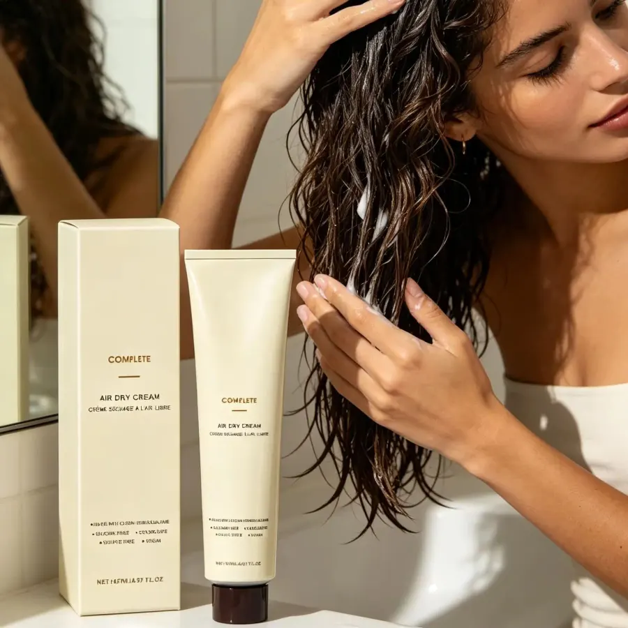 Curly Hair Cream Fluffy Hair Smoothing Anti Frizz Hair