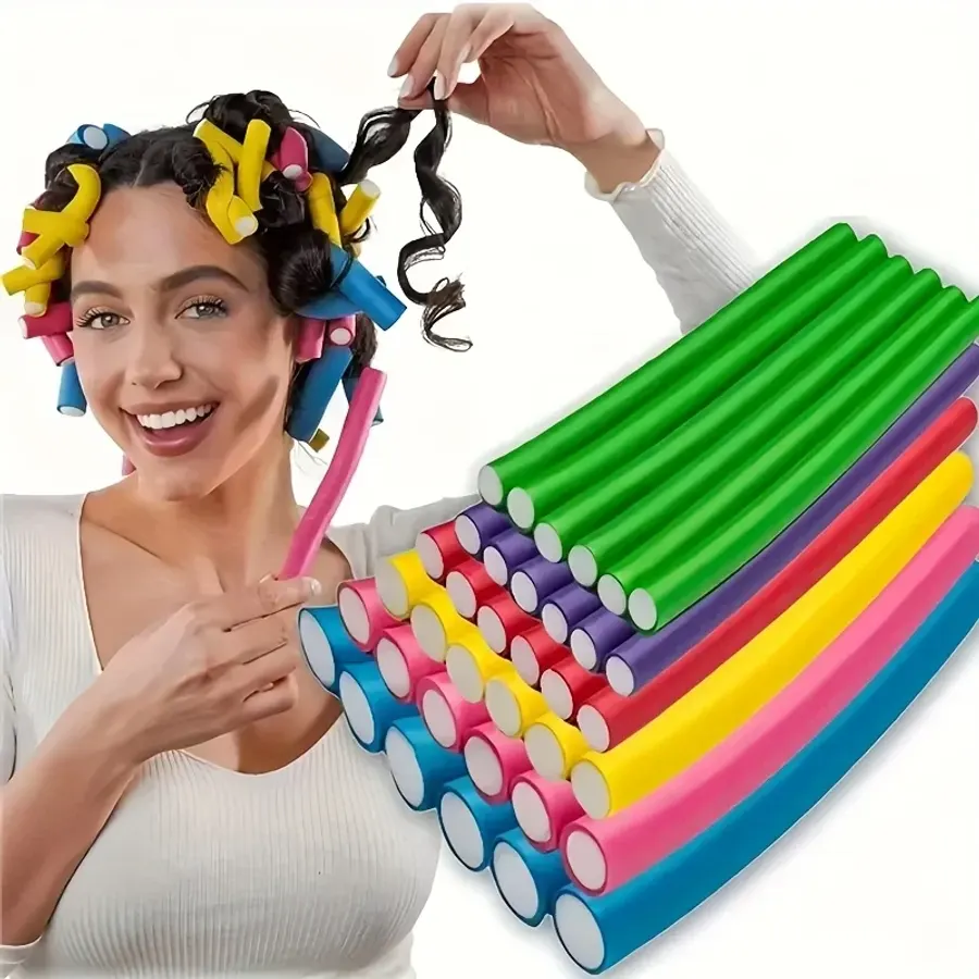 Hair Rollers/Flex Rods for Hair/Flexible Curling Rods
