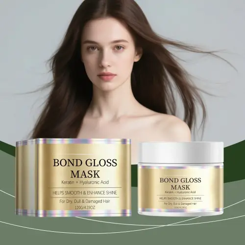 Bond Gloss Mask Keratin Hyaluronic Acid Deep Repair Damaged